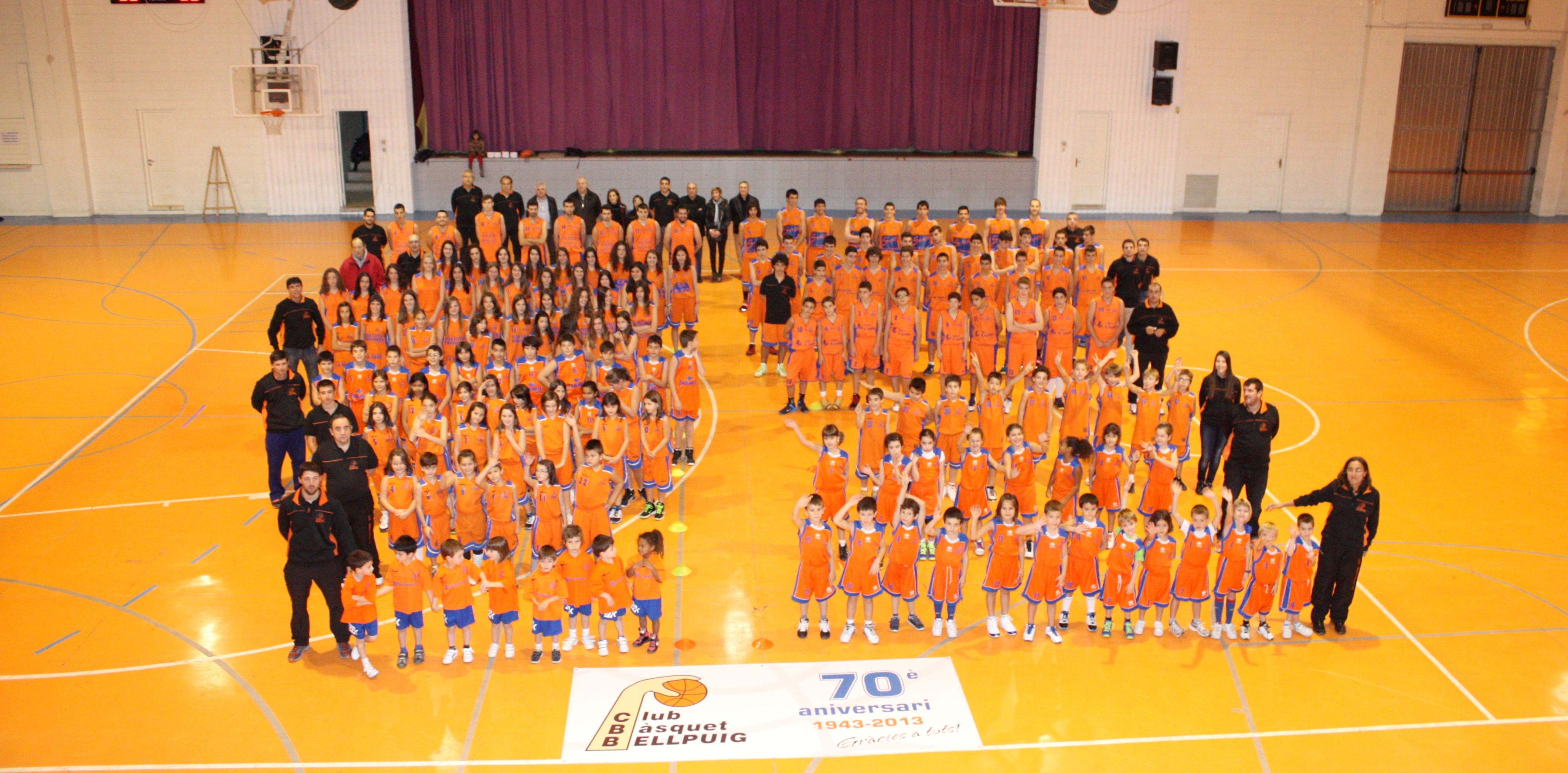 Presentació equip Club Bàsquet Bellpuig 2013-2014